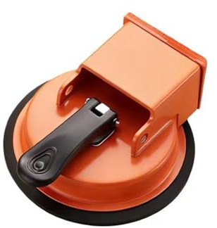 laminat saugnapf Hochleistungs-Saugnapf Laminatboden Fugen-Schließer Werkzeug - Verstellbar mit Dämpfung für Parkett, Fliesen & Vinylböden (orange)