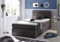 Stella Trading HAWAII 2 Boxspringbett 120x200 mit Bettkasten, Stone - Bequemes Bett mit 7-Zonen-Federkern Matratze H2-H3 & Komfortschaum Topper - 121 x 107 x 209 cm (B/H/T)