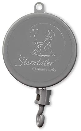 Sterntaler Spielwerk Sandmann, Geeignet ab der Geburt, Für Mobile, 12 x 7 x 4 cm, Grau