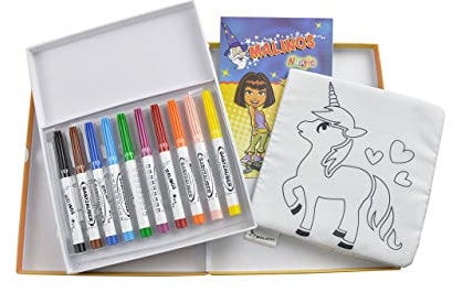 MALINOS 300015, Malzauber, Bundle Babyzauber Stifte + Malbuch, abwaschbar und wiederverwenbar, Bunt