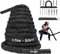 Yes4All Unisex-Erwachsene NVLS Strap-50ft Battle Rope Fitnessseil 1,5 Breite, Mit Schutzhülle-Anker, 38mm-15m