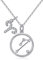 Qings Widder Astrologie Kette-925 Sterling Silber Zirkonia 12 Sternbilder Horoskop Astrologie Anhänger Damen Schmuck, Stern Anhänger Horoskop Tierkreis Halskette Für Mädchen Weihnachten Geschenk