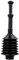 VETTA Professional Bellows Accordion Toilet Plunger, High Pressure Thrust Plunge Removes Heavy Duty Clogs from Clogged Bathroom Toilets, All Purpose Commercial Power Plungers for Any Bathrooms, Black