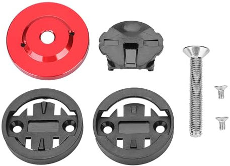 Vbest life Mountain Road Bike Armbanduhr Basis Fahrrad Computerhalter Stiel Top Cap Stoppuhr GPS Tachometerhalterung(rot)