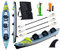 Wassersport TAHE BREEZE Full HP 3 Inflatable Kajak, 3 Personen, 480 cm, 3x Paddel, 19 kg, 250 kg Tragfähigkeit