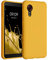 kwmobile Hülle kompatibel mit Samsung Galaxy Xcover 5 Hülle - weiches TPU Silikon Case - Cover geeignet für kabelloses Laden - Honiggelb