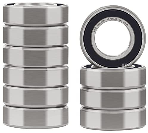 XiKe 10 Stück 685-2RS Mikro Kugellager 5x11x5mm, Rillenkugellager mit Dichtungen für DIY, Spielzeug, Fernsteuerung, 3D-Drucker, Vorhänge, Instrumente, Elektrowerkzeuge und mehr.