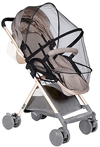 Zanzariera universale per passeggino, zanzariera per passeggino, zanzariera, zanzariera, copertura protettiva con supporto per capannone per seggiolino auto, passeggino, carrozzina, navicella,