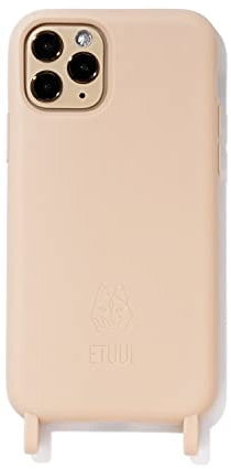 ETUUI Silk Hook Hülle Apple iPhone 12 Mini in beige - hochwertige Schutzhülle, Rundumschutz Handyhülle für Smartphone