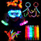 NAVESO Pop Tubes Leuchtend, 12 Stück Leuchtstäbe, Pop Tube, LED Pop Tube, Leuchtarmbänder, LED Pop Tubes Knicklicht Sticks, Kind Party Geschenke Tube, Leuchtspielzeug für Geburtstagsparty