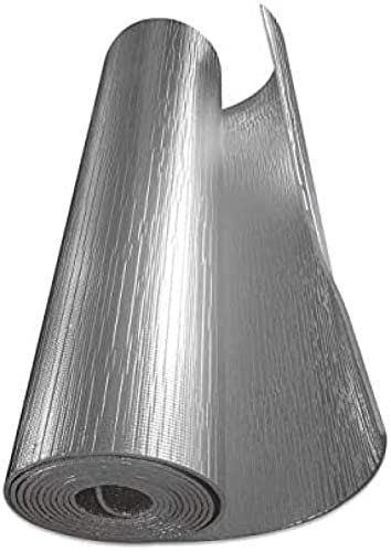 Isolierfolie Isolierplatten Wärmereflektierende Reflektor-Blasenfolie Doppelseitige Aluminiumfolie Polyethylen-Aluminiumfolie-Isolierung Energiesparend Wa (Größe: 1 X 15 M, Farbe: 4 Mm),4mm,1x20m