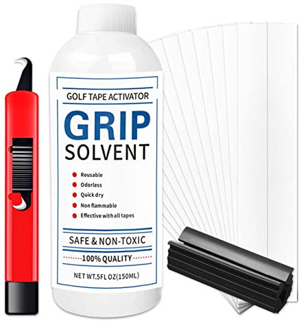 Rianpesn Golfschläger-Regripping-Kit - Praktisches Ersatz-Kit für Golfschlägergriffe,Golf-Griff-Kits zum Umgreifen von Golfschlägern, einschließlich Hakenblatt, 15 Griffbandstreifen