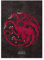 Displate Offiziell Game of Thrones MetallPoster Magnetische Befestigung Inklusive Lizenziert Bilder Hochwertiges Poster Dark Sigils - Targaryen Dark Sigil 45 cm x 32 cm