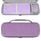 GEEKRIA K380 Clavier + Housse de Transport M350 pour Petit Clavier Compact, Compatible avec Logitech K380 + M350 (Lavande)