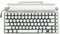 MLYYYDSS Typisierbar Vollmetallkörper Schreibmaschine - Flexible Tasten Klare Handschrift - Literarische Retro-Sammlung Geschenk,White