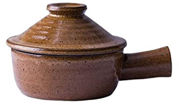 Olla De Sopa Cazuela Creativa Olla para Estofado Artículos De Piedra Olla para Microondas Olla De Barro para El Hogar Olla para Sopa De Arroz De Alta Temperatura Olla para Sopa con Tapa