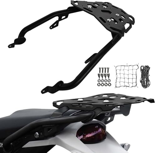 DFFMQSJ Kompatibel mit Ducati DesertX 2023 2024. Universal-Motorrad-Heckgepäckträger, Frachtträger, Topcase-Halterung, Halterung, Heck-Aufbewahrungsregal, Verlängerung, Regalhalter, Zubehör
