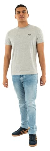 Superdry Herren Essential Logo Emb Tee T-Shirt (1er Pack)