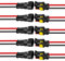 2 pin steckverbinder Stecker 2 polig 18awg 15cm kabel steckverbinder wasserdicht Autoelektrische Kabelverbinder für Auto Boote Motorrad(5 Paar)