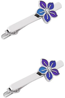 DEARMAMY Clip De Corbata De Flores Clips De Corbata Clip Para Hombre En Clip De Corbata En Corbatas Para Hombres Pin De Corbata Accesorios De Traje Hombres Clip De Corbata En Cumpleaños