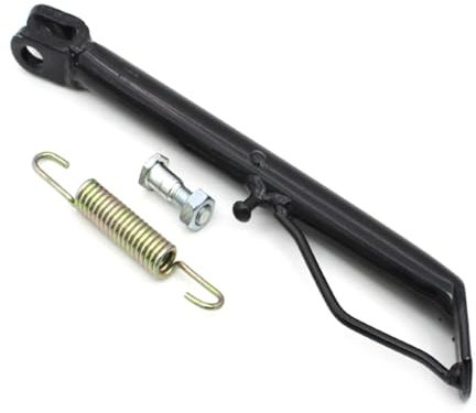 Generisch Motorrad-Ständer, Seitenstrebe, Seitenständer, Parkgestell, Stützsatz mit Federbolzen, kompatibel mit Yamaha YBR125, YBR 125, YS125, Seitenstütze