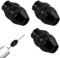 3 pezzi Mandrino per Dremel, Mandrino a Sgancio Rapido per Dremel Ricambio 1/32-1/8, Compatibile con Dremel 4000, 3000, 8200, 800, per Trapani e Utensili Rotativi Multifunzione