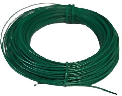 Garden Wire with Plastic Coating, 1.2 mm x 0.75 mm, 30 metres, Green