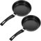 GRIRIW 2pièces Mini Poêle Antiadhésive Poêle À Omelette Et Pancakes Casserole De Cuisine Non-stick Pour Œufs Viandes Et Légumes
