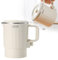 YUYQAQ Portable Foldable Electric Kettle,Mini Travel Electric Kettle,Stainless Steel Collapsible Water Boiler with Separable Power Cord,Coffee Kettle for Outdoor Hiking Camping-0.8L