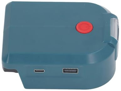 Adaptateur de Batterie LED Work Work Light, Convertisseur de Batterie au Lithium 14.4-18V à Type C, USB pour BL1830 BL1850 BL1840, Appareil Photo de Téléphone Portable