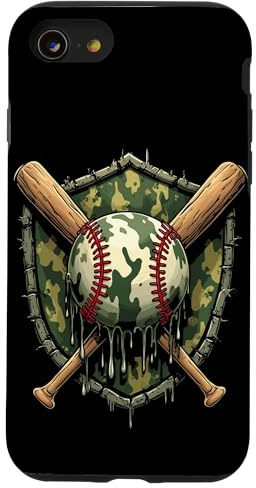 Camouflage Baseball Hülle für iPhone SE (2020) / 7/8