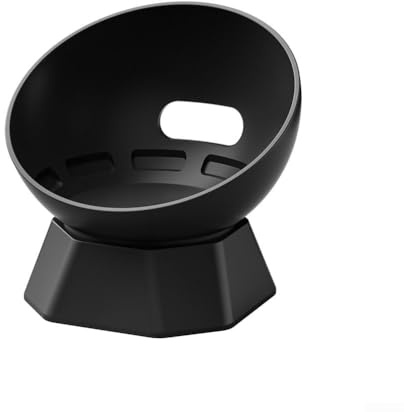 Silicone Desktop Holder Compatible with for Alexa Dot 5th and 4th Generation, Space-Saving Speaker Stand Improves Sound Projection(black)