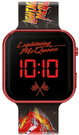 Disney Kids Lightening McQueen LED-Digitaluhr