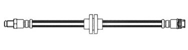 Borg & Beck BBH8335 Brake Hose To Fit RENAULT CLIO IV 10/12-
