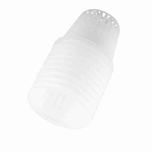 ViaGasaFamido 10 Stücke Hydroponischen Gemüsepflanzkorb Soilless Anbau Trays Kindergarten Wasser Gras Cultivat für Pflanze Wachsen Klon Gartenarbeit(White)