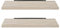 EUGAD Wandregal Wandboard 2er Set Hängeregal Holz Board Modern Sonoma Eiche 80x22,9x3,8cm 0046QJ-2