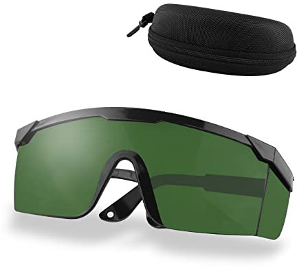 Mnixy Lunettes de protection des yeux, Alldo Lunettes IPl Lunettes laser Lunettes d'équipement de beauté pour graveur laser d'épilation IPl