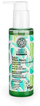 Natura Siberica Polar White Birch Purifying Balancing Face Peel 145 ml – Peeling für fettige & unreine Haut | Porenreinigung, Mitesser & Unreinheiten | Anti-Akne | AHA/BHA Fruchtsäure