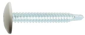 Vis penture autoperceuses 4,8x38 mm RAL 9003 blanc de sécurité zinguées par 50