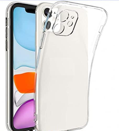 Compatibile con VIVO Y21 V2111 / VIVO Y21S V2110 / Y33S Custodia COVER case soft GEL SILICONE TRASPARENTE protezione flessibile MORBIDA TPU + PELLICOLA vetro TEMPERATO display