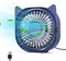 4 Mini USB Desk Fan with USB-Powered, 3-Speed Quiet Cooling Fan with 360° Rotation - Portable High Airflow for Home Office Car Travel Indoor Outdoor