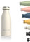 LARS NYSØM Gourde INOX 350ml | 0.35L Bouteille d’eau isolée | Gourde étanche pour Le Sport, la Bicyclette, Les Enfants (Almond Beige, 350ml)