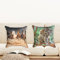 Ulticool - Kissenhülle - Pferde Sand Natur Tiere Koala - Set von 2 Motiven – 45 cm x 45 cm - Dekokissen ohne Füllung - Kissenbezug Zubehör für Sofa/Bett - Braun Grün Beige