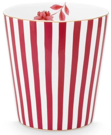PIP STUDIO Royal Stripes Dark pink Becher ohne Henkel 0,23 l