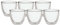 Villeroy & Boch Manufacture Rock Becher L, 300 ml, 6er Set, Borosilikatglas, Klar