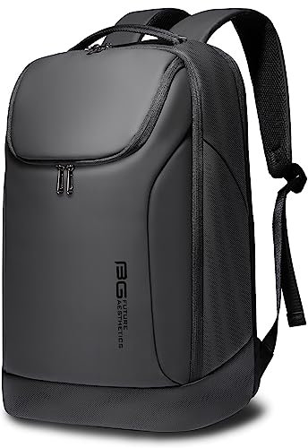 BANGE Business Smart Backpack Waterproof fit 15.6 Inch Laptop Backpack Travel Durable Backpack no usb black