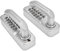 Keyless Entry Door Lock, Double Sided Keypads Door Lock with Handle, Mechanical Combination Lock for Outdoor Fence, Front Door Lock No Battery No Power Needed Not Deadbolt Lock