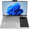 Laptop a Doppio Schermo da 15,6 Pollici con Touchscreen da 7 Pollici, 16 GB di N5105 Processore Notebook a Doppio Schermo, Schermo 1080P, Sblocco delle Impronte Digitali,