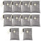 Fonday Lot de 10 sacs désodorisants au charbon de bambou (100 g chacun), éliminateur d'odeurs et absorbeurs d'air purifiant l'air pour sac de sport, chaussures, voiture, placard pour animaux