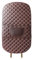 THOMIX 2 Stück Auto Rücksitz Anti Kick Pad für Mini Countryman One/Cooper/Cooper S, Wasserdicht Leder Rückenlehne Anti-Kick Pads Autositz Rückenlehnenschutz Mit Taschen,Long-Coffee